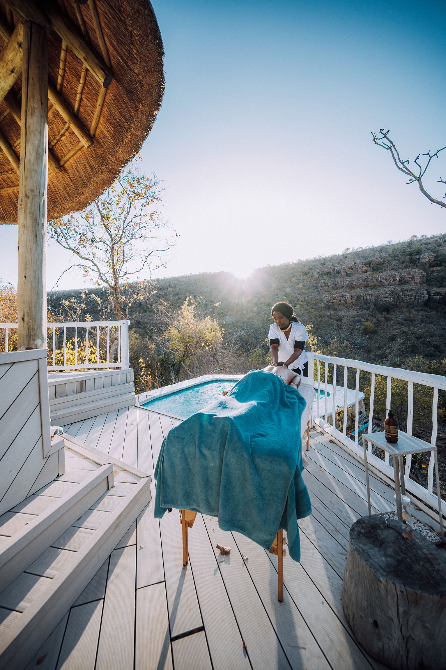 Clifftop Exlcuise Safari Hideaway Wellness Experience